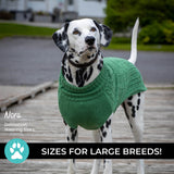 Shedrow K9 Brentwood Pull en tricot torsadé pour chien Plus