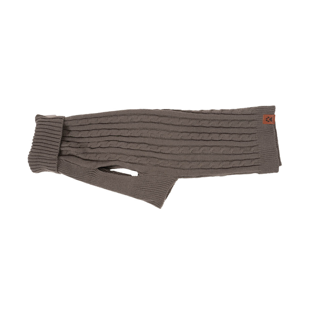 Shedrow K9 Brentwood Pull en tricot torsadé pour chien Plus