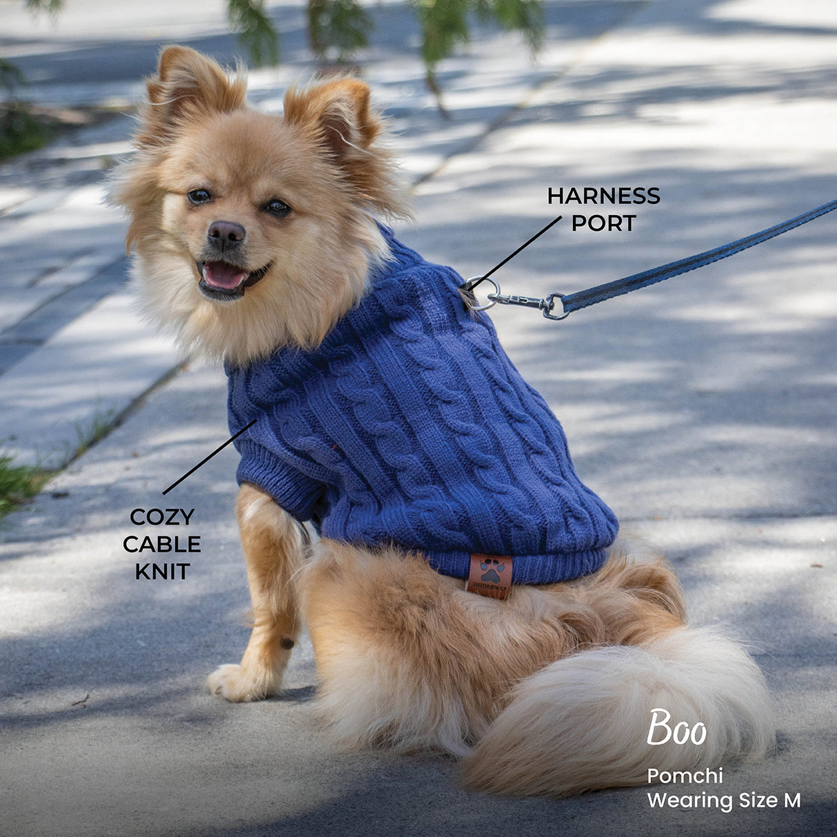 Chandail pour chien en tricot torsadé Shedrow K9 Brentwood