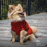 Chandail pour chien en tricot torsadé Shedrow K9 Brentwood