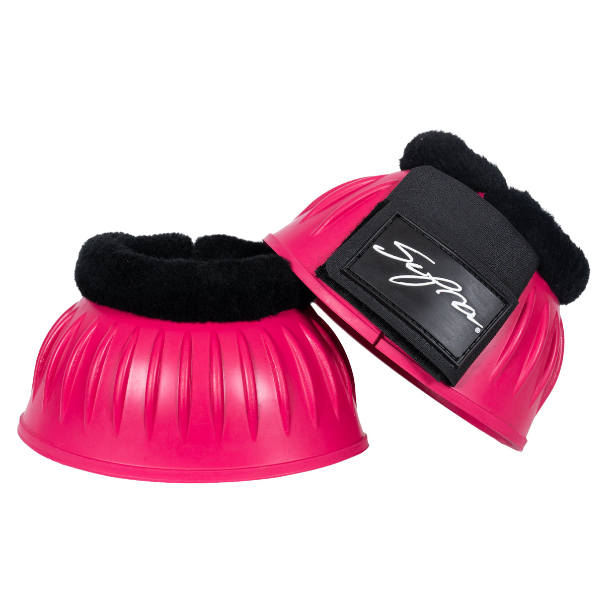 Cloches Supra 210 en caoutchouc nervuré avec bordure en fourrure et Velcro