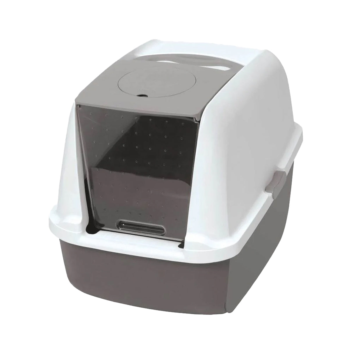 Bac à litière pour chat Catit avec couvercle et système de filtration Airsift