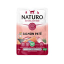 Pâté pour chat Naturo Feline sans céréales au saumon, sachet de 85 g