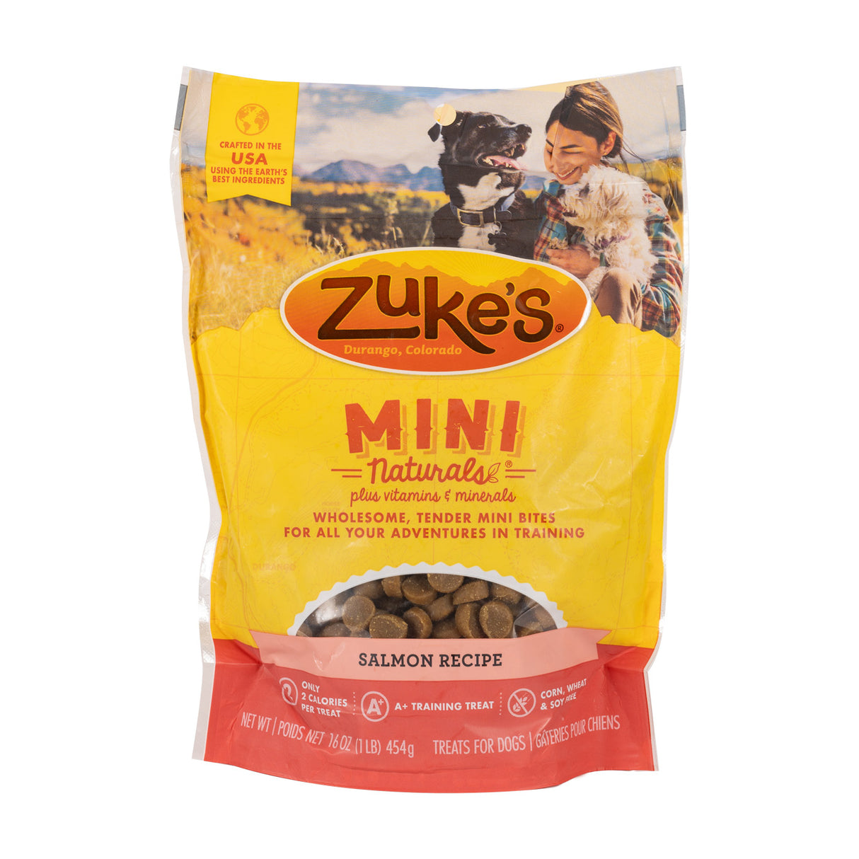 Friandises pour chiens au saumon Mini Naturals de Zuke's 16 oz.