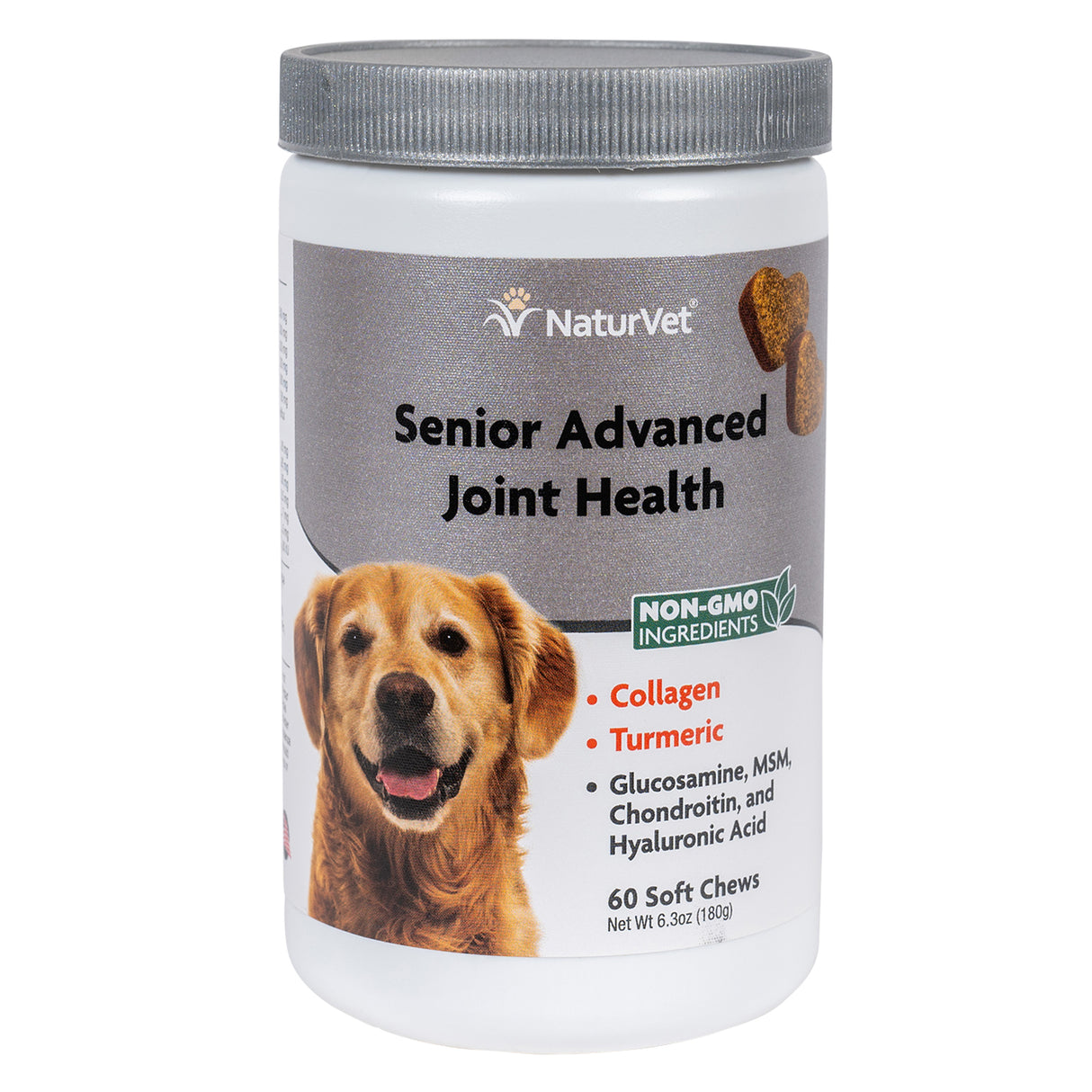 NaturVet Senior Advanced Joint Health Soft Chew 60 Count
