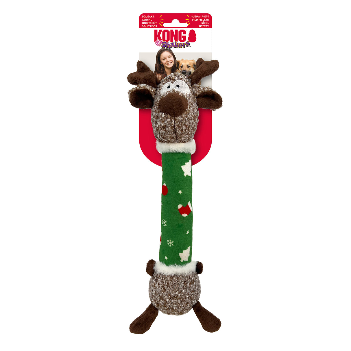 Kong Holiday Shaker Luvs Reindeer