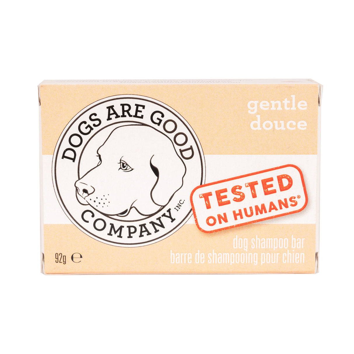Dogs Are Good Co. Barre de shampooing doux au lait de chèvre 92 g