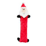 ZippyPaws Holiday Jigglerz Santa