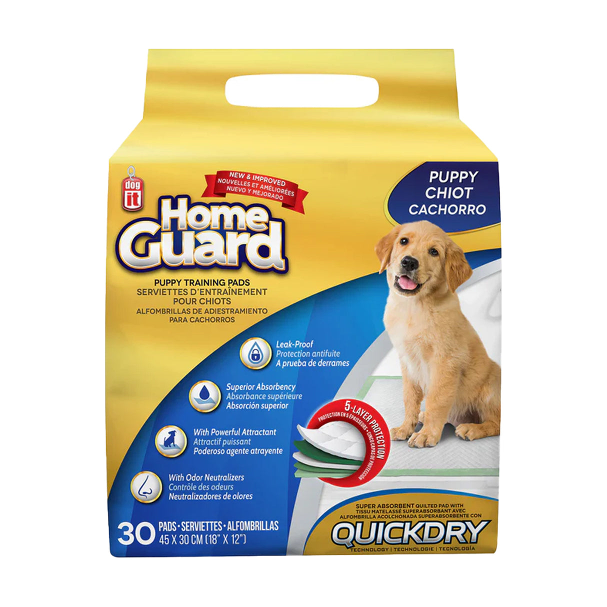 Dogit Home Guard Training Pads Puppy - 30 Pack