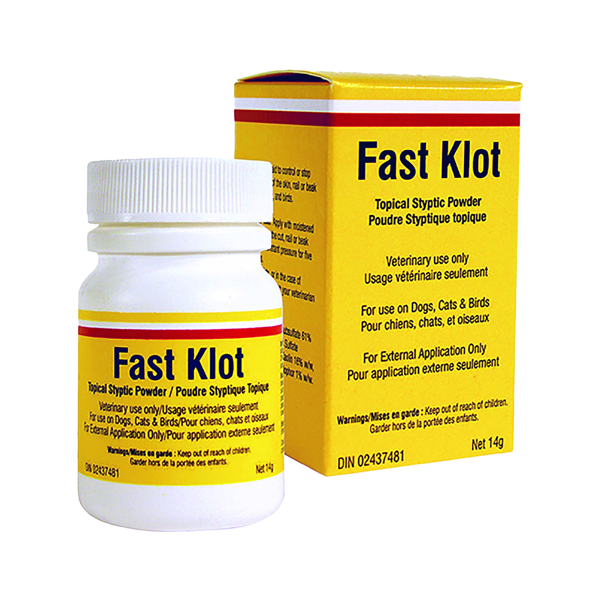 Dominion Veterinary Laboratories Fast Klot Topical Styptic Powder 14 g