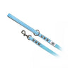 Laisse Buddy Belt en nylon avec accents en cuir – 1,3 cm x 1,2 m