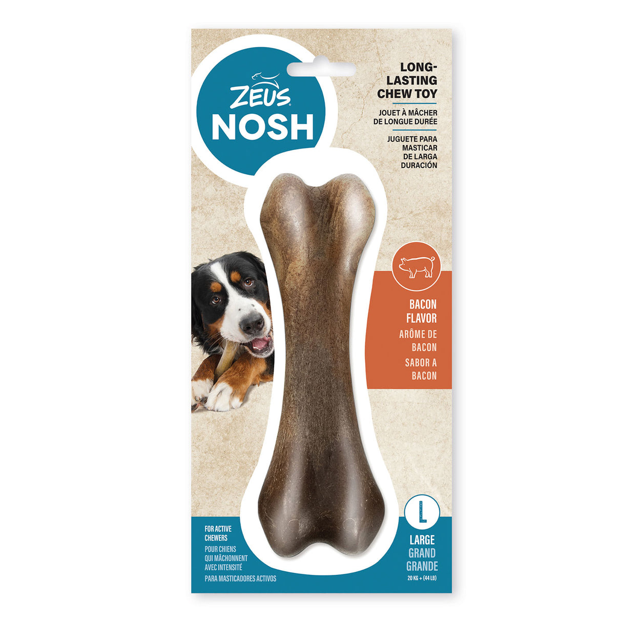 Zeus Nosh Strong Bacon Chew Bone