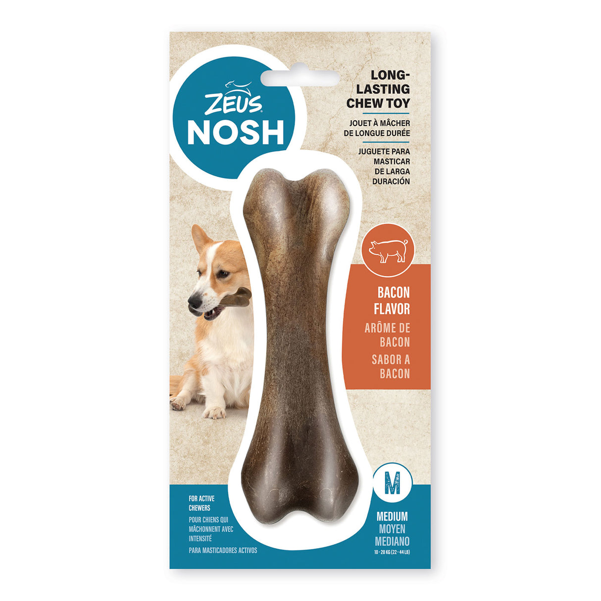 Zeus Nosh Strong Bacon Chew Bone