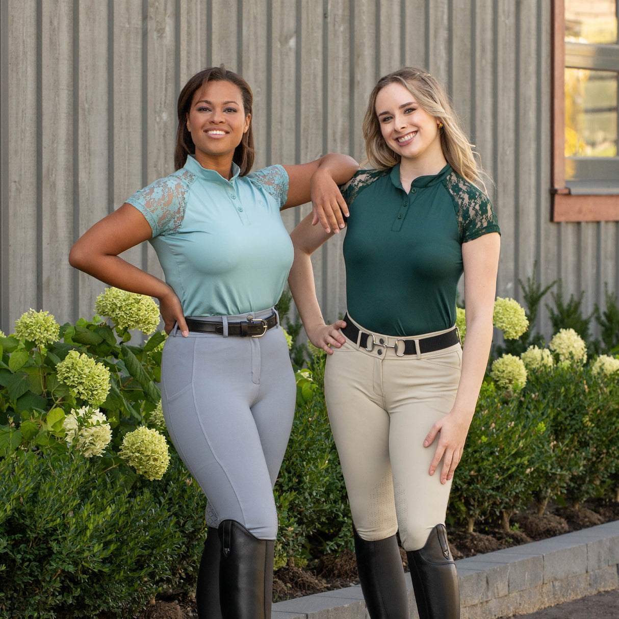 TemTeq Coco Chemise fonctionnelle à bordure en dentelle