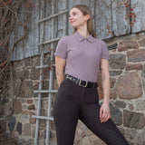 Pantalon d’équitation Platinum Terano à demi-siège antidérapant – Elation