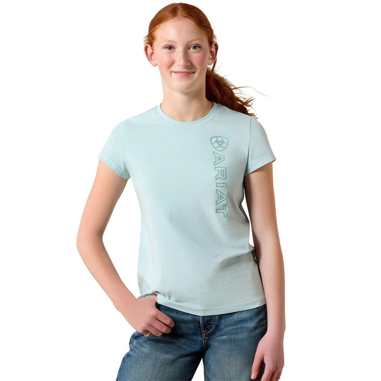 Ariat Vertical Logo Tee - Kids'