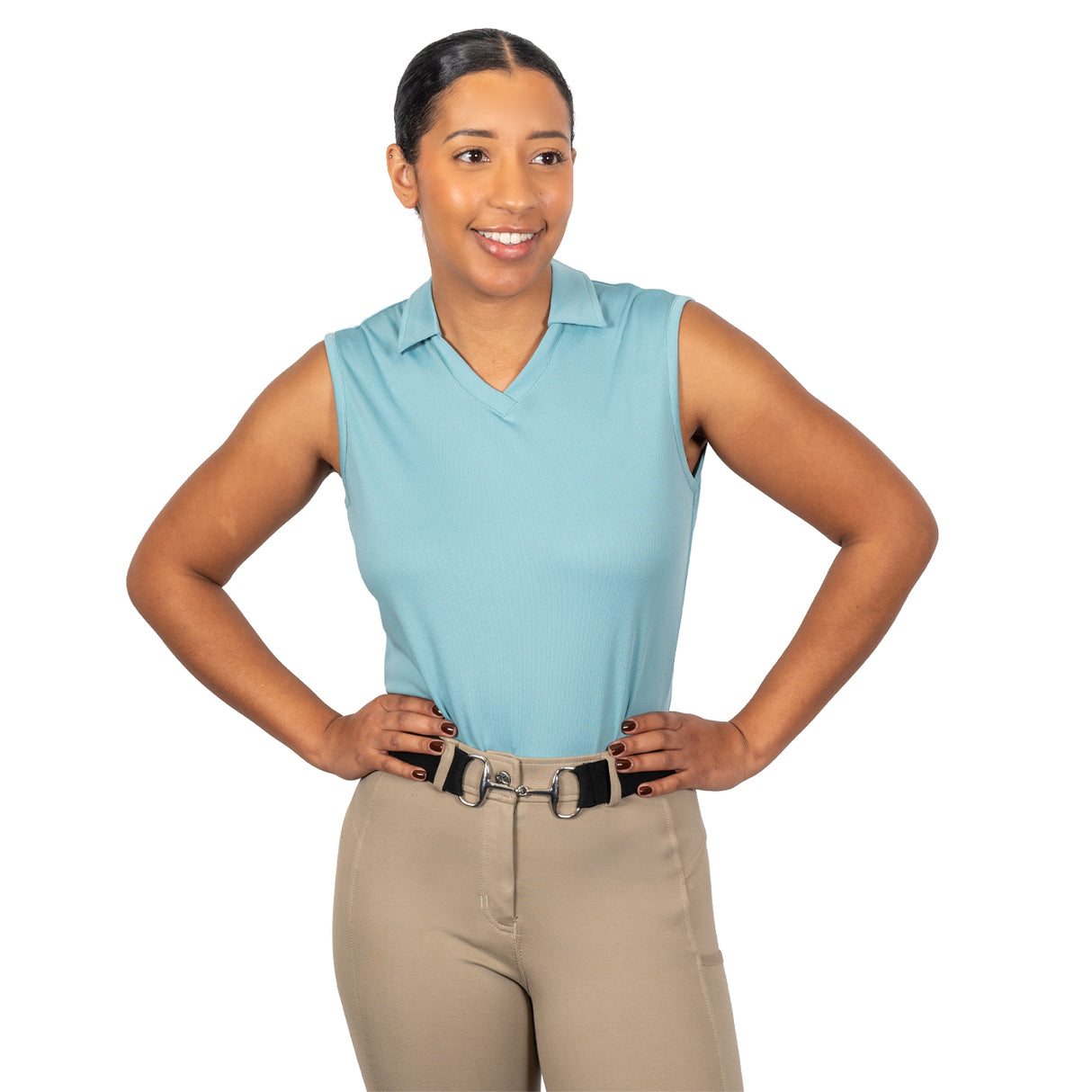 TemTeq Finley Sleeveless Functional Polo