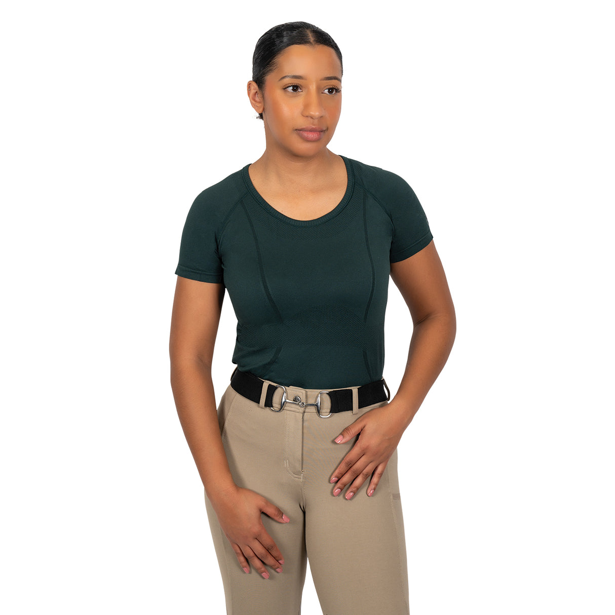 Haut à manches courtes sans couture TemTeq Liso