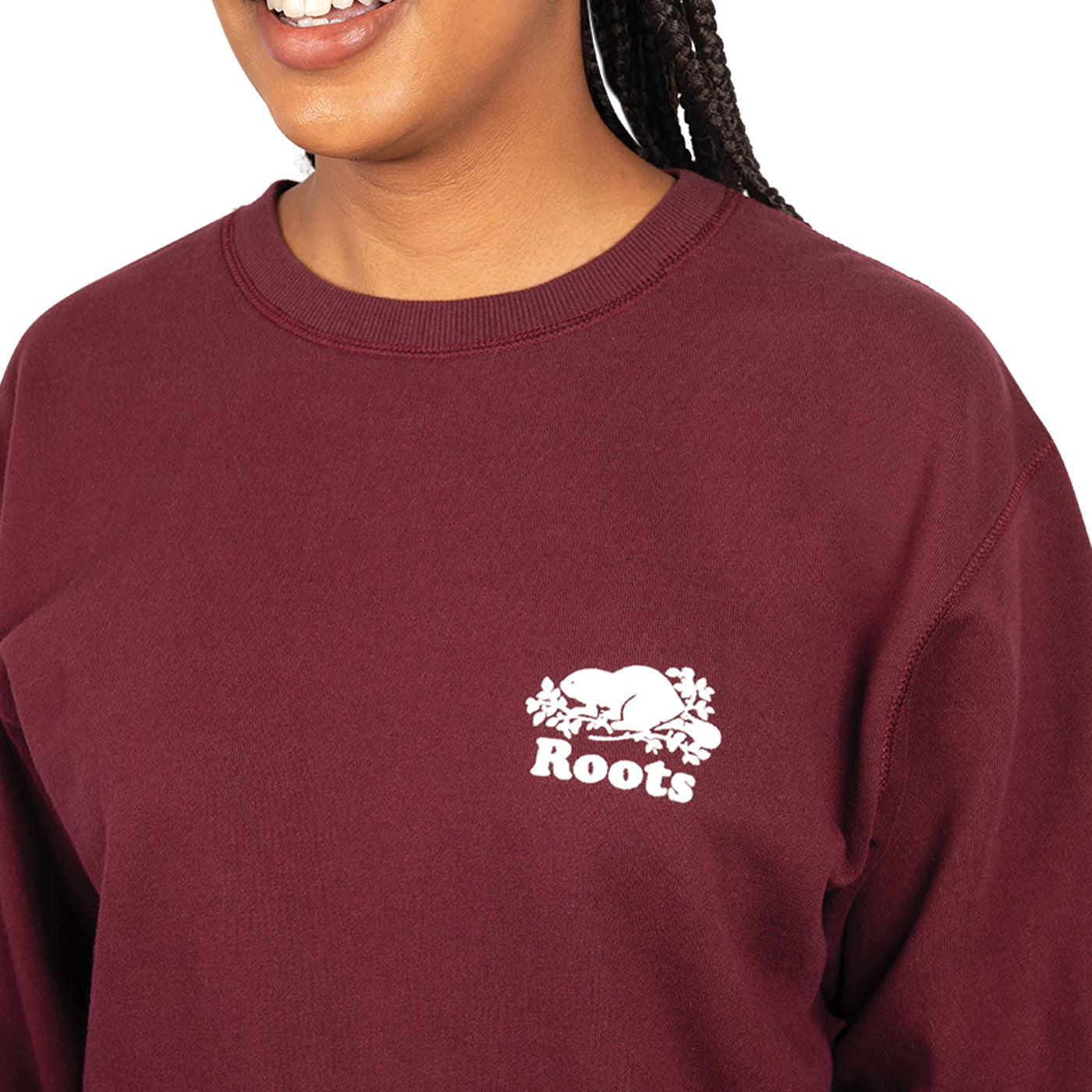 Roots crew neck on sale sweater