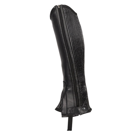 A&H Apparel Demi-chaps en cuir unisexe adulte noir et marron A&H Apparel Demi-chaps en cuir unisexe adulte noir et marron
