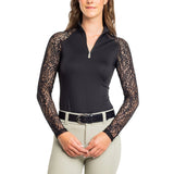 Kastel Denmark Long Sleeve Lace Trim Shirt