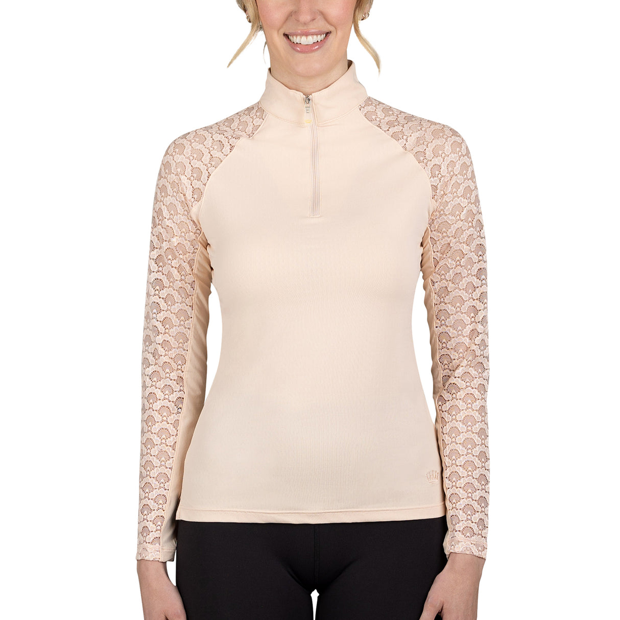 Kastel Denmark Long Sleeve Lace Trim Shirt