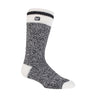 Heat Holders Lite Bunting Cream Block Twist Crew Socks - Men's