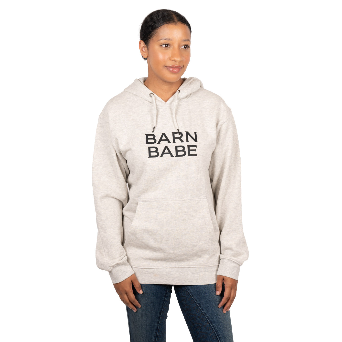 Aerion Barn Babe Hoodie - Grey Mix / Extra Small