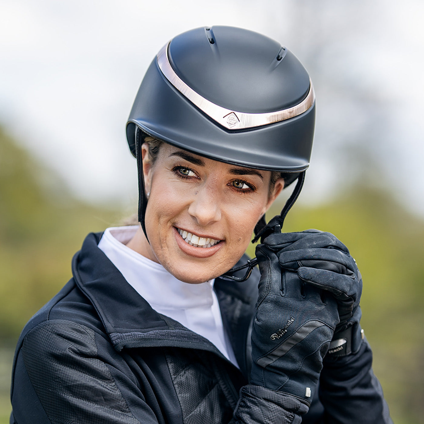 Charles Owen Halo Helmet Greenhawk Equestrian Sport