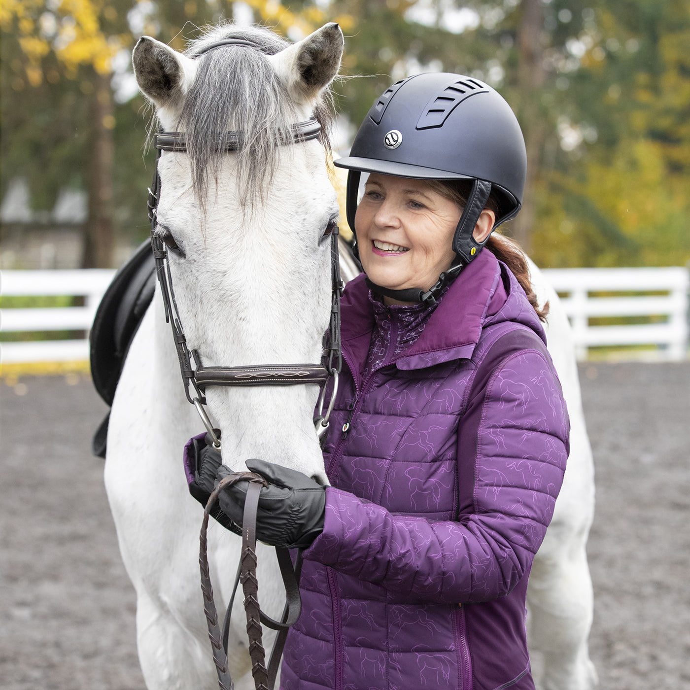 Quilted on sale equestrian jacket