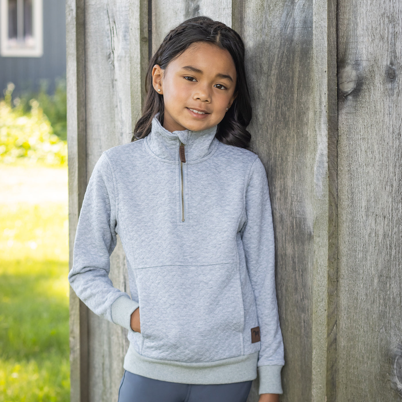 Aerion Adelia Quarter Zip Quilt Sweatshirt - Kids' – Greenhawk