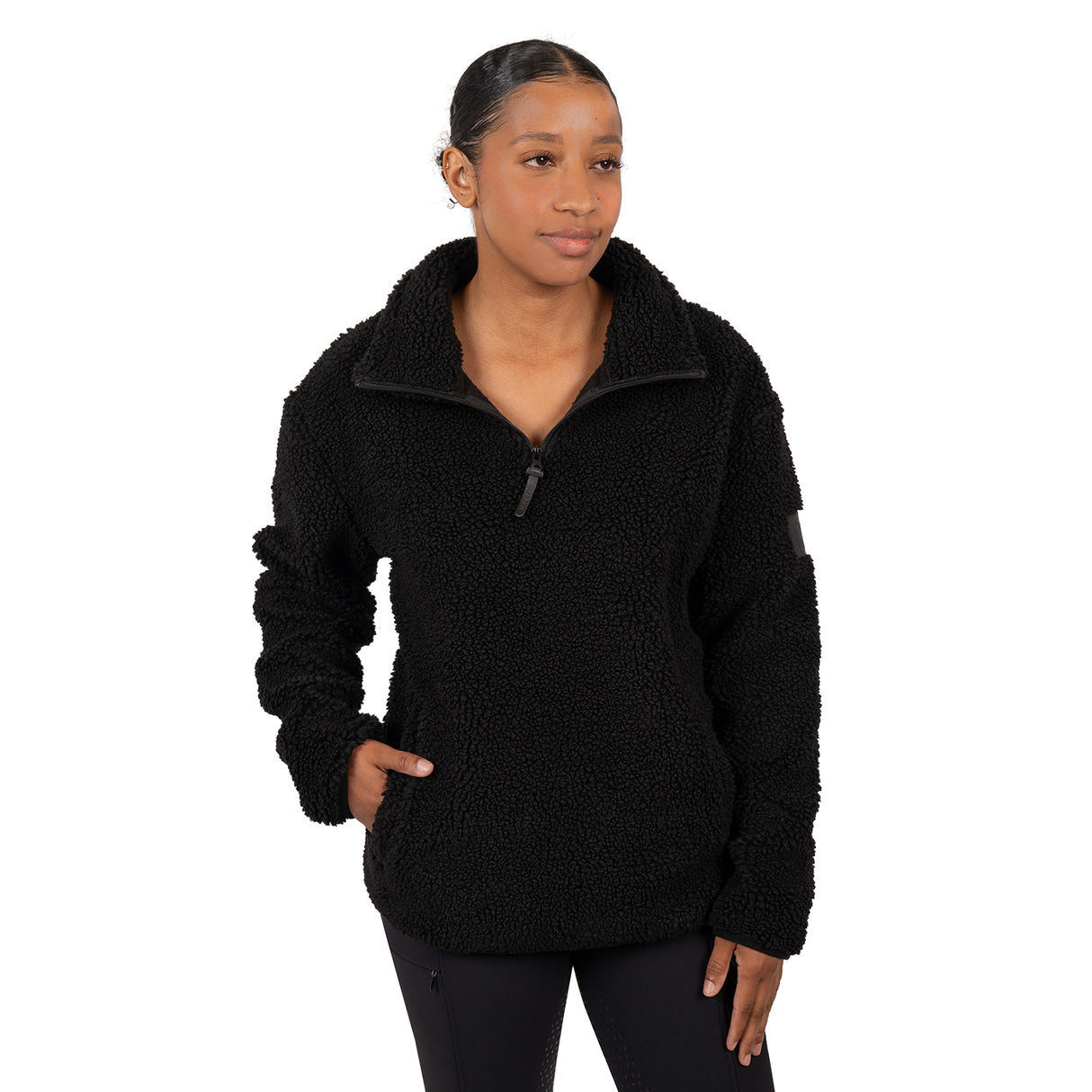 Aerion Shelby Sherpa Fleece Top