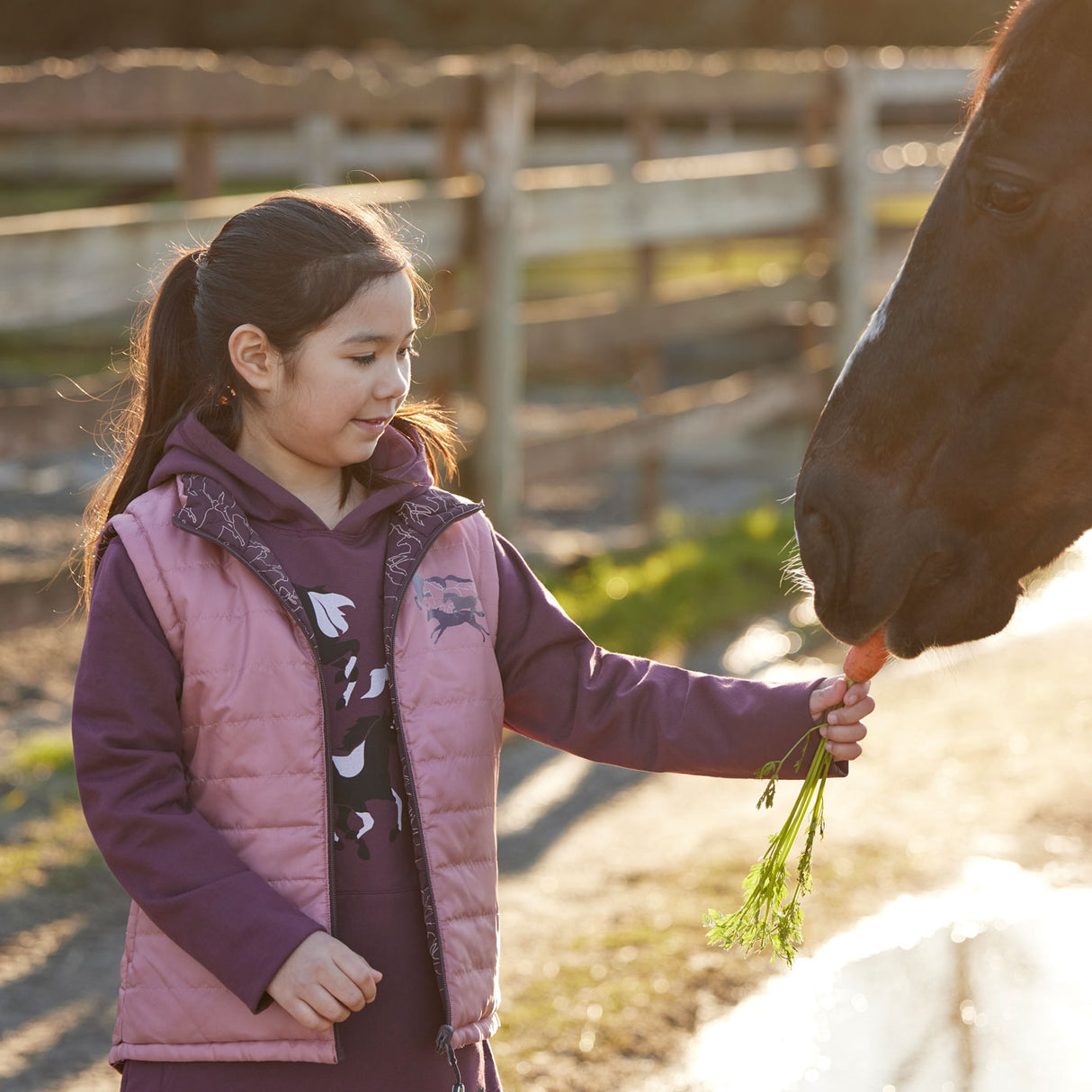 Gilet réversible Round Up de Kerrits - Enfants