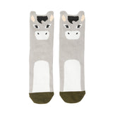 Chaussettes miniatures LeMieux à motif d'âne - Lot de deux - Pour enfants