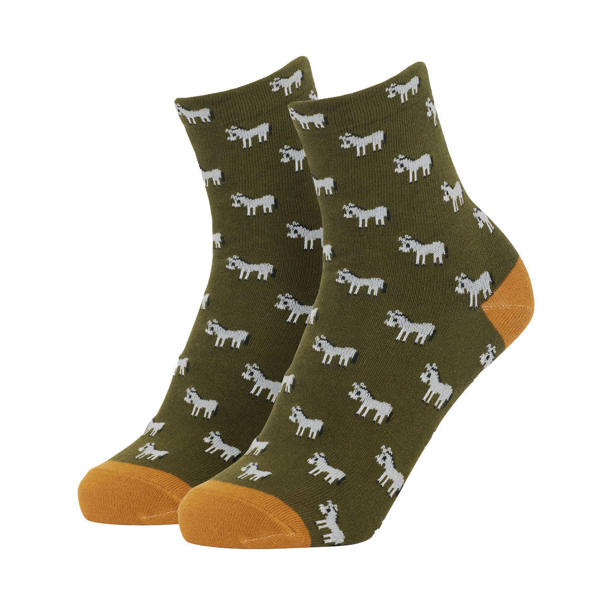 Chaussettes miniatures LeMieux à motif d'âne - Lot de deux - Pour enfants