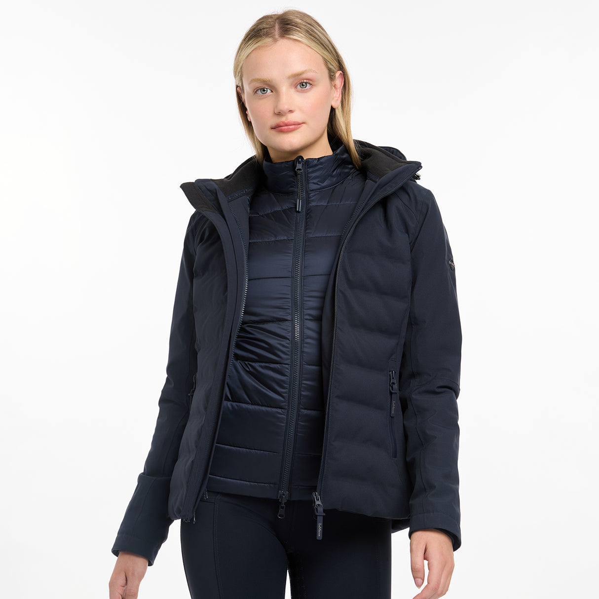 LeMieux Brooke Veste hybride imperméable 3-en-1