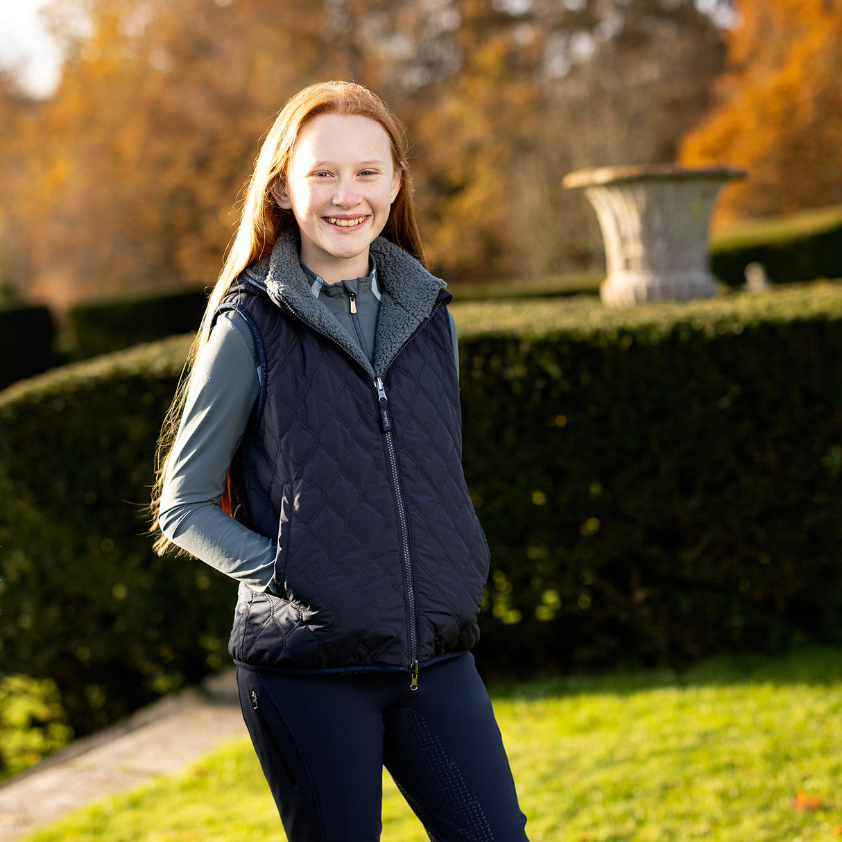 Gilet réversible Eloise pour jeunes cavaliers de LeMieux - Enfants