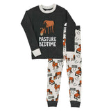 Lazy One Pasture Bedtime Long Sleeve Pajama Set - Kids'