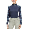 Kastel Denmark Raglan Long Sleeve Color Block Top