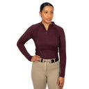 TemTeq Liso Seamless Quarter Zip Long Sleeve Top
