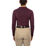 TemTeq Liso Seamless Quarter Zip Long Sleeve Top