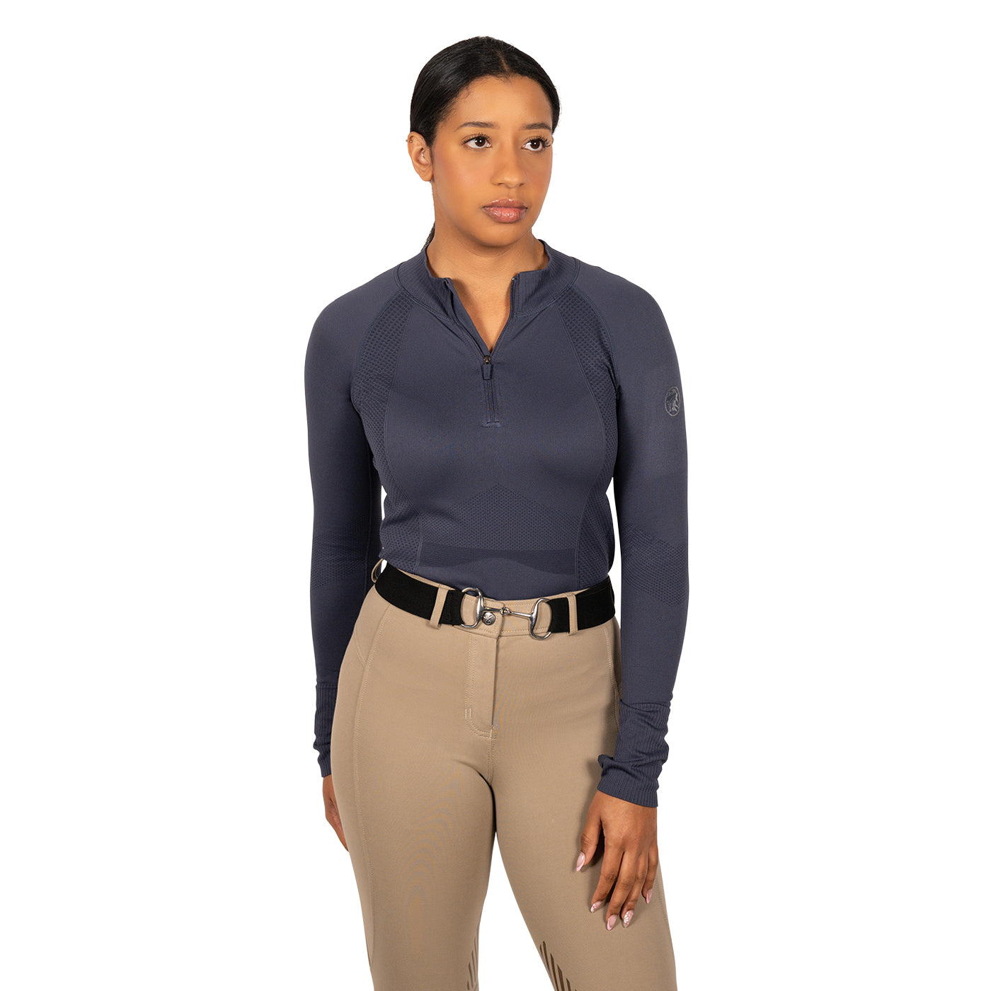 TemTeq Liso Seamless Quarter Zip Long Sleeve Top – Greenhawk