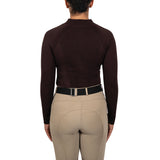 TemTeq Liso Seamless Quarter Zip Long Sleeve Top