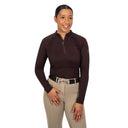 Haut Liso Seamless à manches longues et fermeture quart de zip TemTeq