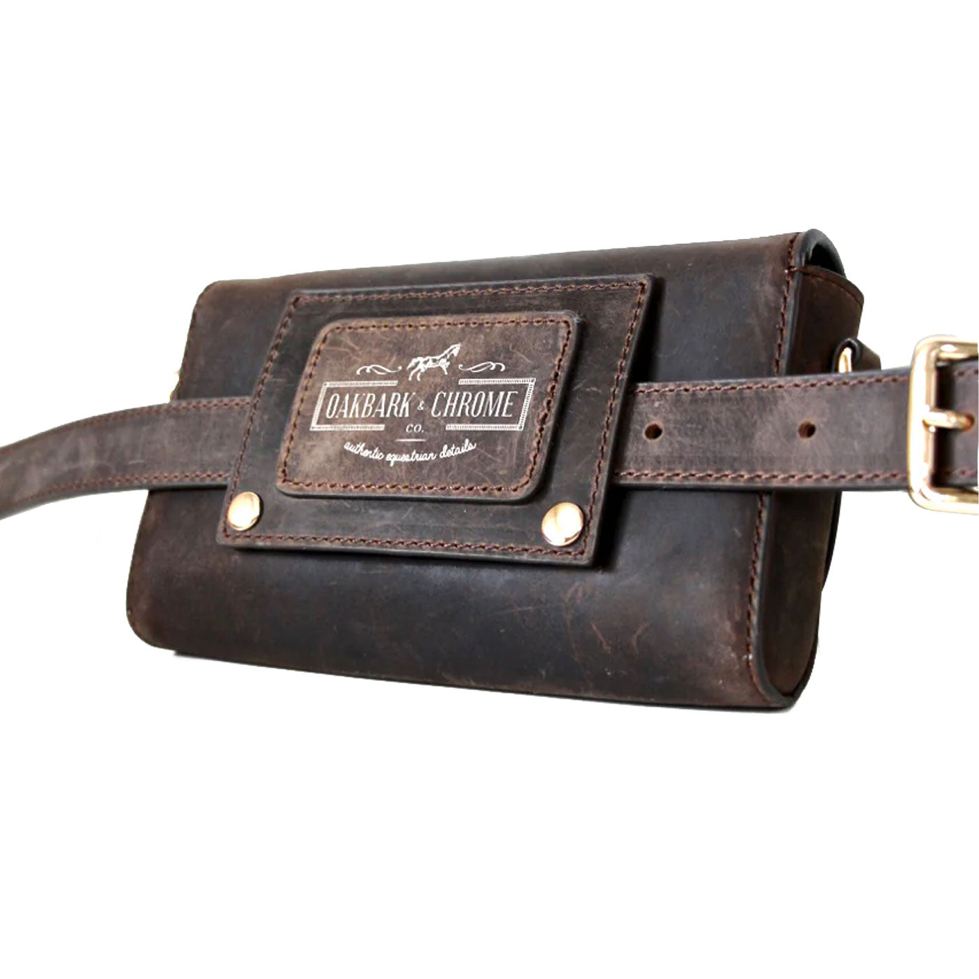 Oakbark & Chrome Rider Belt Bag in buy Cabernet