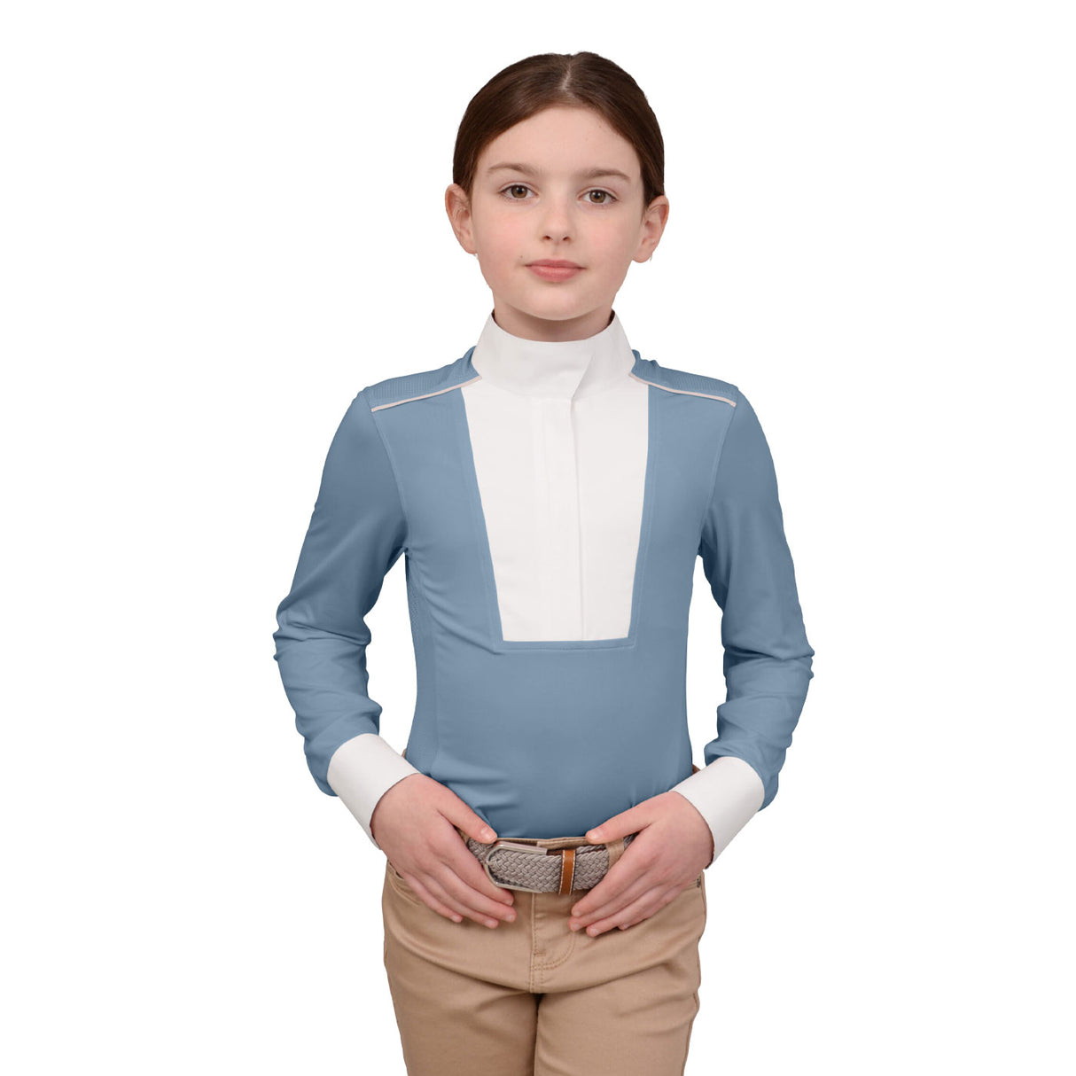 Chemise de concours à manches longues Chestnut Bay SkyCool Liberty - Enfant