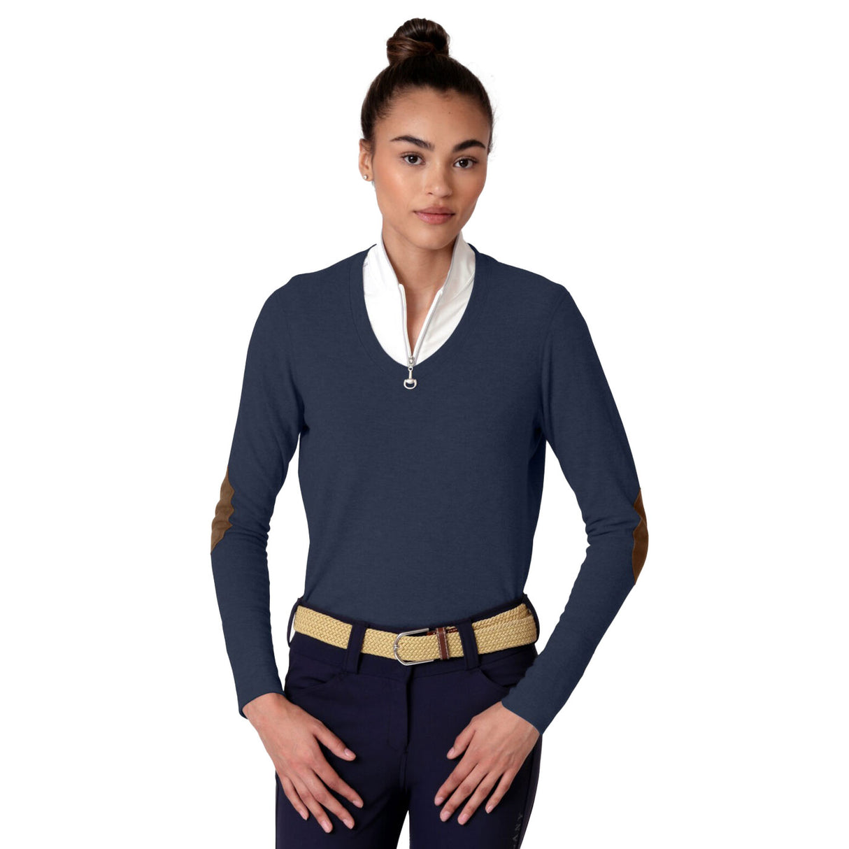 Chestnut Bay Rider Lounge V-Neck Sweater