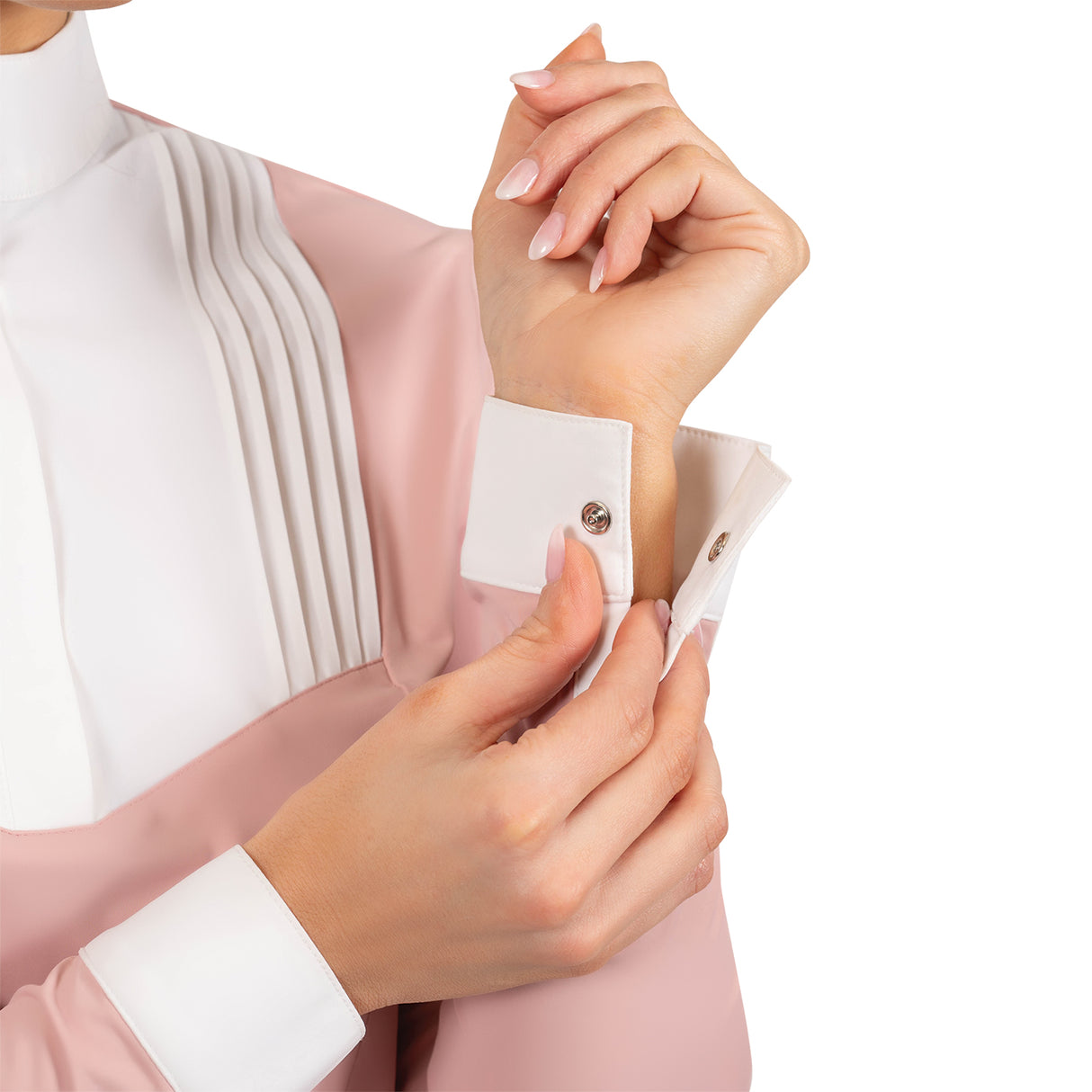 Nikara Emilia Pleat Bib Long Sleeve Show Shirt