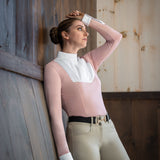 Nikara Emilia Pleat Bib Long Sleeve Show Shirt