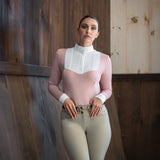Nikara Emilia Pleat Bib Long Sleeve Show Shirt